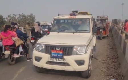 लक्सर फ्लाईओवर के पास पेशी पर ले जाए जा रहे कुख्यात आरोपित पर सरेआम फायरिंग, दो पुलिसकर्मी भी घायल