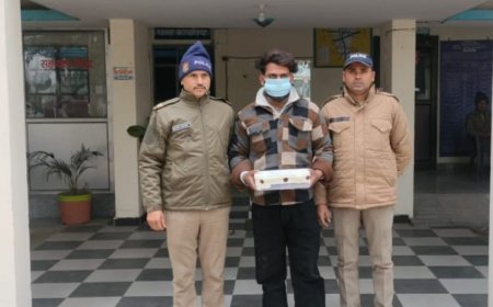 जान से मारने की नियत से फायरिंग करने वाला आरोपी को पुलिस ने दबोचा