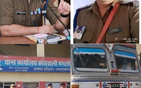 शराब तस्करी पर हरिद्वार पुलिस की बड़ी सर्जिकल स्ट्राइक दस टायरा ट्रक के साथ चालक दबोचा  300 पेटी अंग्रेज़ी शराब बरामद।