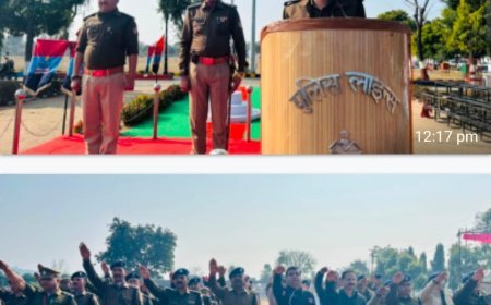 राष्ट्रीय मतदाता दिवस के अवसर पर जनपद के विभिन्न कार्यालयों व विभागों में दिलाई गई मतदाता जागरूकता की शपथ, पुलिस कर्मियों ने ली मताधिकार का प्रयोग की शपथ.....