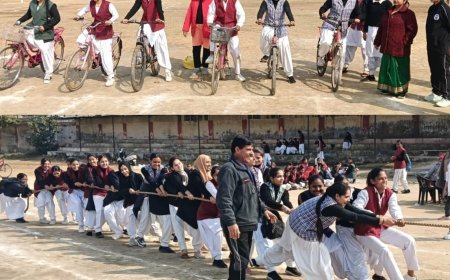 श्री सनातन धर्म प्रकाश चंद्र महाविद्यालय में वार्षिक खेलकूद प्रतियोगिताओं का भव्य शुभारंभ  “स्वस्थ शरीर में ही स्वस्थ मस्तिष्क का निवास होता है” – डॉ. अलका आर्य