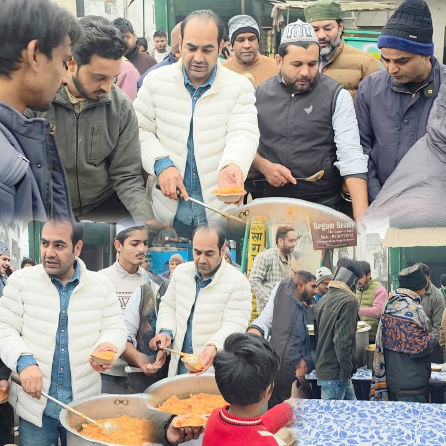 जश्न-ए-विलादत-ए मौला अली अ.स. के मौके पर आम लंगर का