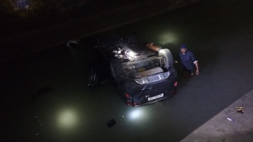 उत्तराखंड में भीषण सड़क हादसा, तेज रफ्तार कार गंगनहर में गिरी, डूबने से 2 युवकों की दर्दनाक मौत