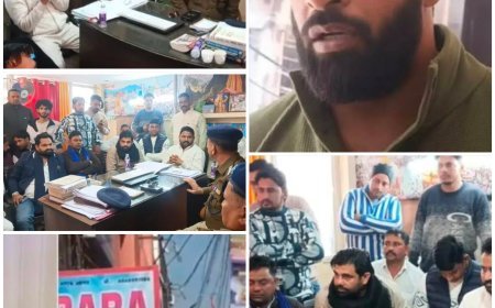 कोटद्वार विवाद मामले में दीपक का समर्थन करने जा रहे भीम आर्मी का कार्यकर्ताओं को चण्डीघाट पर पुलिस ने रोका गया, माहौल तनावपूर्ण......