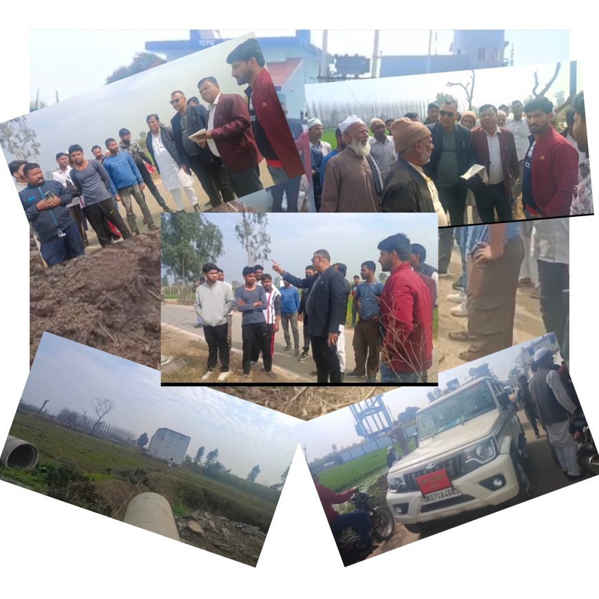 राजकीय विद्यालय की भूमि पर कब्जे का विवाद, प्रशासन की पैमाइश को कब्जाधारी ने बताया गलत...