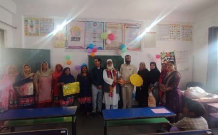 विदाई समारोह राजकीय प्राथमिक विद्यालय पीरपुरा के प्रधानाचार्य मोहम्मद इकराम हुए सेवानिवृत्त