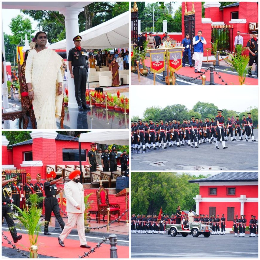 आईएमए में गूंजा ‘अंतिम पग’, राष्ट्रपति द्रोपदी मुर्मू की मौजूदगी में 515 युवा अधिकारी बने राष्ट्र की नई शक्ति, 9 महिला कैडेटों ने रचा इतिहास"