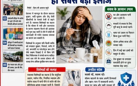 बारिश के मौसम में बढ़ रहा वायरल बुखार का खतरा, समय रहते बचाव ही सबसे बड़ा इलाज