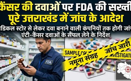 कैंसर की दवाओं पर FDA की सख्ती, पूरे उत्तराखंड में जांच के आदेश।