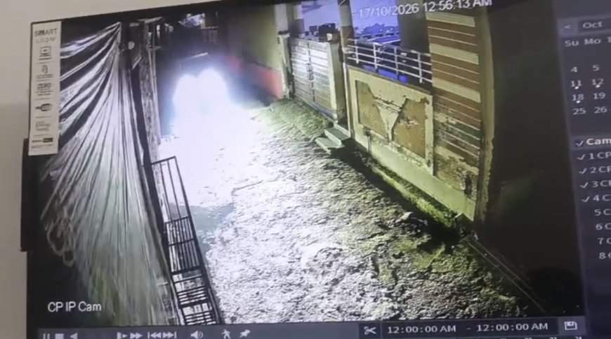 कोतवाली मंगलौर क्षेत्र के पीरपुरा में बेखौफ बदमाशों की दबंगई! पीरपुरा में घर के बाहर चलाई गोली, CCTV में कैद हुई वारदात